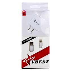 V8V9 Micro Heavy Duty 2 in 1 Dual House Charger V1 (House White)